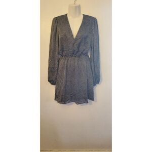 Leyden Tic Tac Print Long Sleeve M Black White